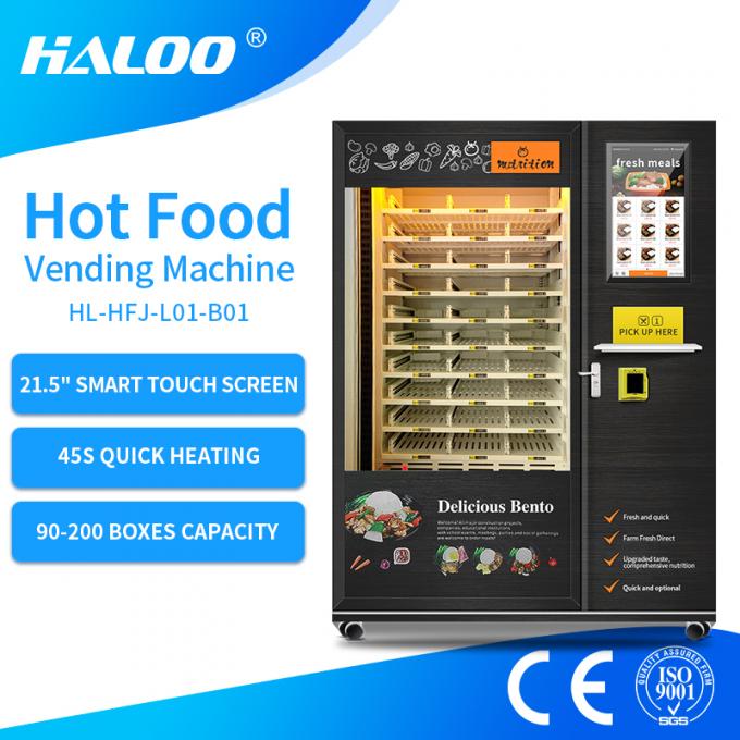 Pre-made Food Vending Machine Hot Food Fully Automatic Smart Food ...