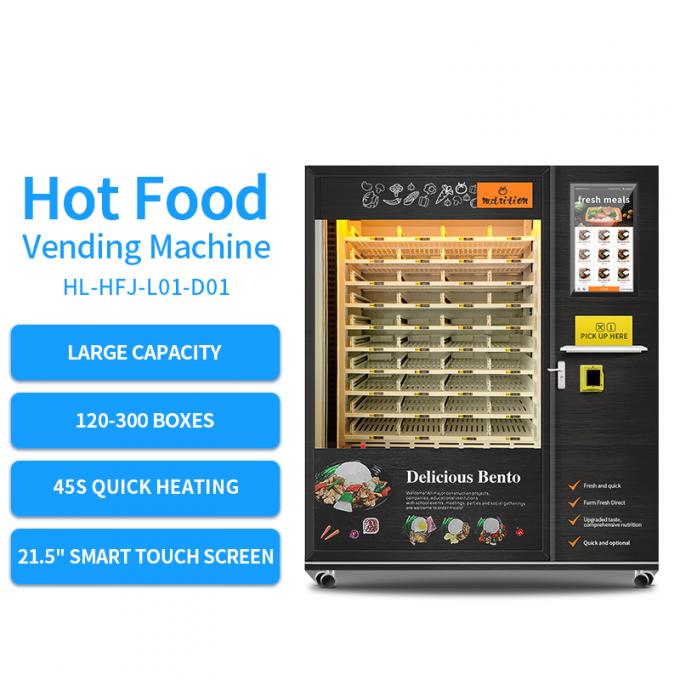 120 Boxes big Capacity Automatic food vending machine with Cooling and ...