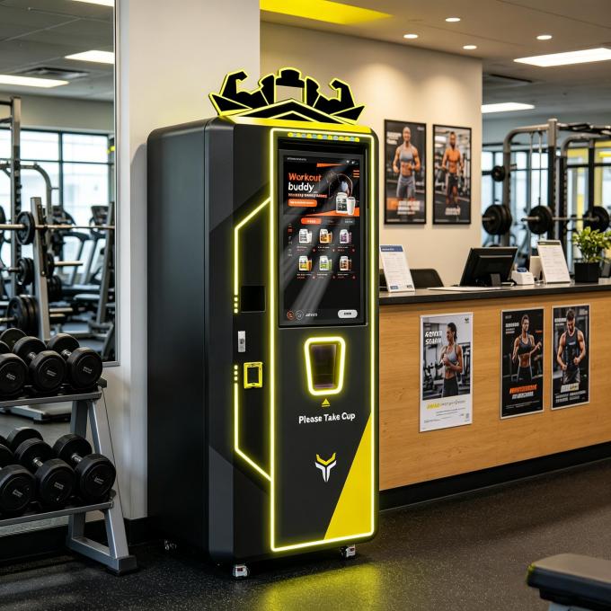 Protein Powder Vending Machine with Automatic Mixing, Self Cleaning ...
