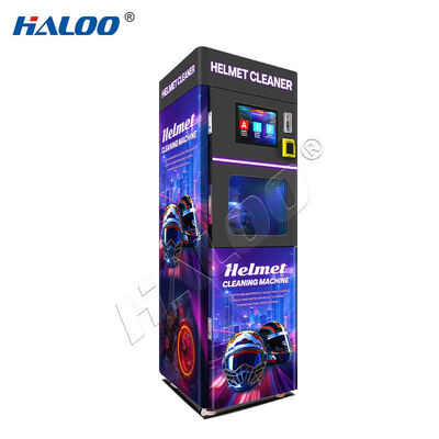 Haloo Vending Machine Maquina Outdoor Motorcycle Helmet Clean Machine Helmet Cleaning Vendo Machine Helmet Cleaning Machines