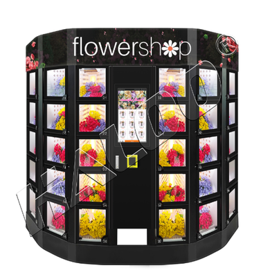 Haloo Vending Machine Supplier Vendo distributeur de fleurs Custom Fully Automatic Vending Machine Touch Flower Vending Machine