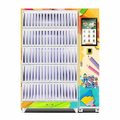 Haloo book vending machine with intelligent electronic lock and thick transparent explosion-proof cabinet door