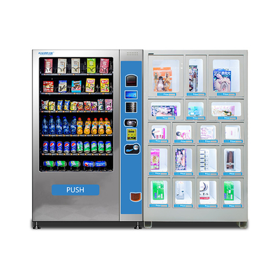 Drink Snack Combo Vending Machine ODM With 6 Drawers 7 Channels