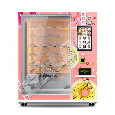 Automatic Frozen Ice Cream Vending Machine 900W Power Wifi Network