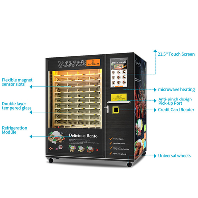 120 Boxes big Capacity Automatic food vending machine with Cooling and Heating Function