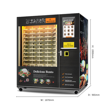 120 Boxes big Capacity Automatic food vending machine with Cooling and Heating Function
