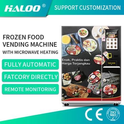 Ready Meals Dumplings Breads Hamburgers Frozen Food Vending Machine with Short Heating Time