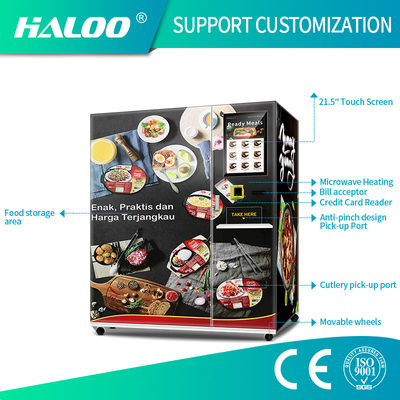 Fully Automatic Frozen Meals Vending Machine Ready Meals Vending Machine with Heating Function
