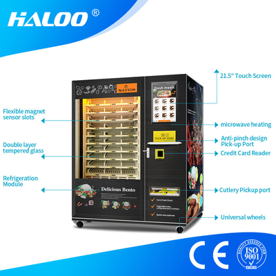 College Campus Hot Meals Vending Machine With Heating Function Automatic Hot Meals Vending Machine