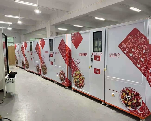 Frozen Fresh Food meal microwave heating custom Vending Machine