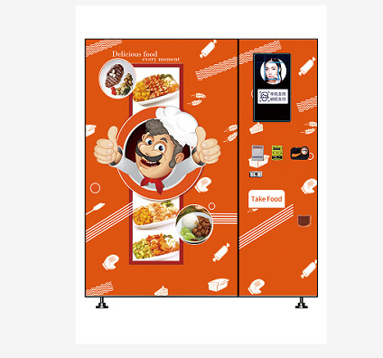 Frozen Food Heating Vending Machine Custom Vending Machine