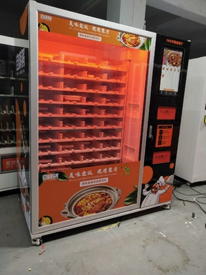 3000W fast heating self service pizza vending machine and hot food vending machine for airport office