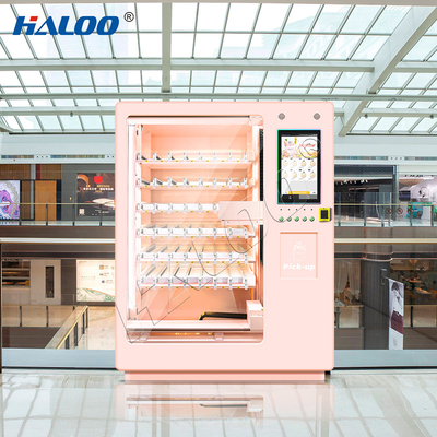 Haloo Vending Machine Manufacturer 21.5 Inches Advertisement Smart Touch Screen  Perfume Vending Machine