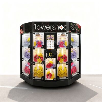 Haloo 14-lattice Customized Logo Flower Vending Machine Gifts Flower Holding Machine With Cooling Function