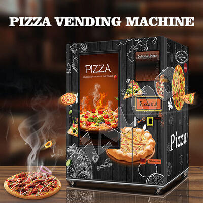 Pizza Vending Machine with 49-inch Touchscreen and Full Steel Door Frame Capable of Freezing to -18°C