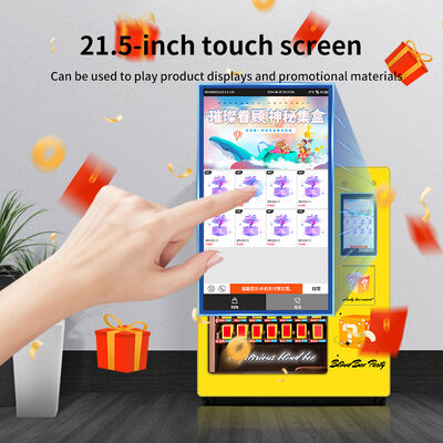 Haloo 21.5-inch touchscreen blind box vending machine XY delivery platform with extra-large display window