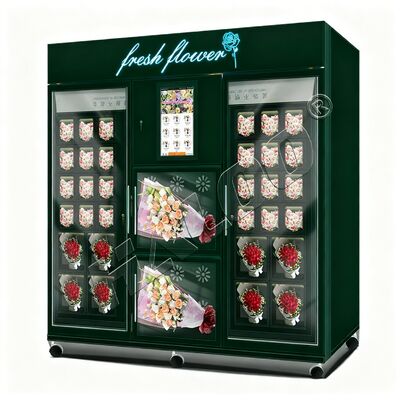 Haloo Vending Machine Supplier Flower Vending Machine 34 Lockers Big Size Machine Bill Coin and Card Reader