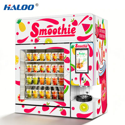Halo 24-hour frozen fruit smoothie mixer fresh fruit smoothie vending machine thick metal plate material