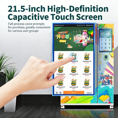 Haloo book vending machine with intelligent electronic lock and thick transparent explosion-proof cabinet door