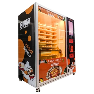 Ready To Eat Fresh Food Vending Machine With Automatic Heating