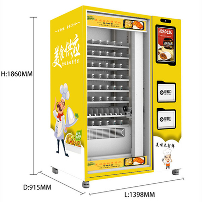 Automatic Heating Lunch Box Vending Machine Prepared Meals Vending Machine Rice Vending Machine
