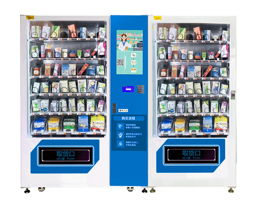 Automatic Pharmacy Vending Machine 2 Cabinets Large Capacity Combo Vending Machine