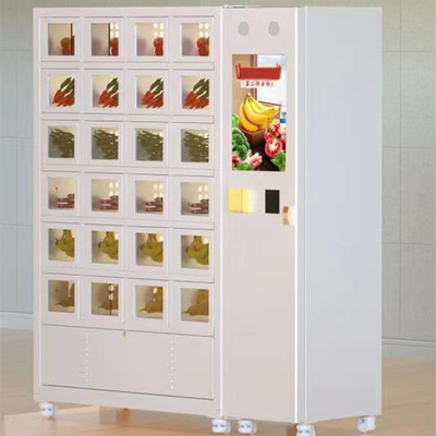 European Standard Export Cooling Locker Vending Machine With Credit Card Reader And 4℃ Refrigeration