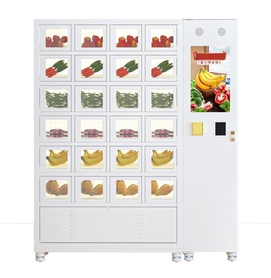 Cooling Locker Vending Machine For Fresh Fruit Vegetables Meat Cakes Sushi