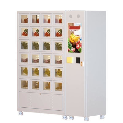 Self Service Automatic Locker Vending Machine With 4℃ Cooling Refrigeration