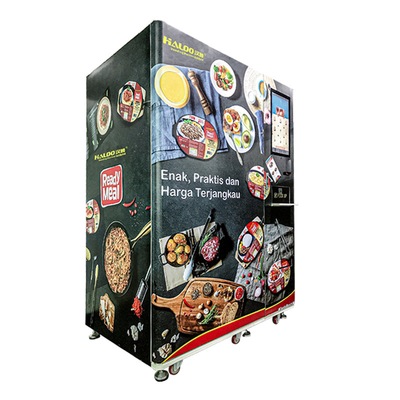-18℃ Frozen Chicken Pork Beef Vending Machine Thailand Automatic Seafood Vending Machine