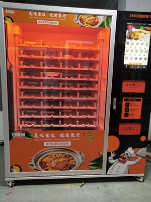 3800W Automatic Fast Food Vending Machine With Single Microwave
