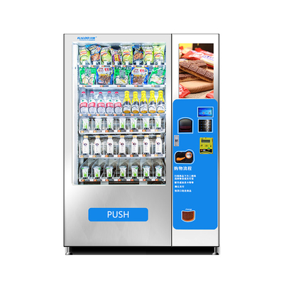 Combo Food And Drink Vending Machines, Card Reader Vending Machine