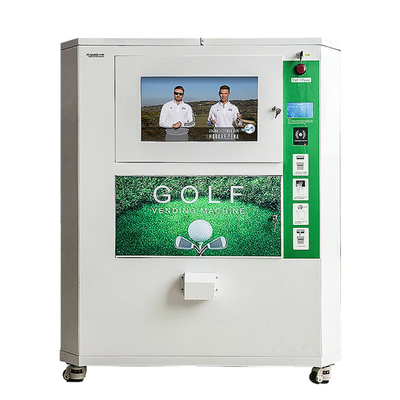 10000pcs Capacity Ball Dispenser Golf Club Vending Machine With 22 Inch Ads Screen