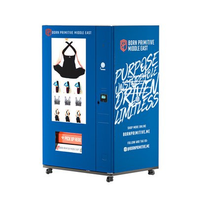 Big Touch Screen Clothing Vending Machines For Yoga Suits Swimming Suits