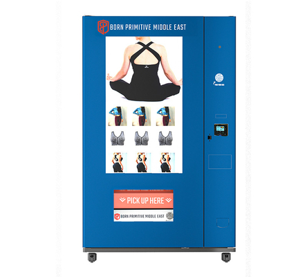 Big Touch Screen Clothing Vending Machines For Yoga Suits Swimming Suits