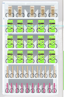 New Popular Game Funny Lucky Blind Box Vending Machine With Touch Screen