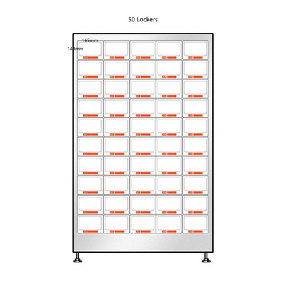 Automatic Locker Vending Machine With 50 Lockers Souvenir Vending Machine Gift Vending Machine