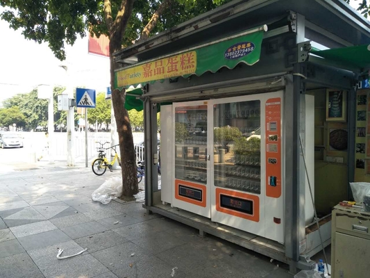 Online Mini Market Vending Machine Combination With 5 Inch Screen ODM