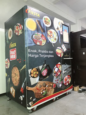 -18℃ Frozen Vending Machine Frozem Meals Vending Machine With 45s Rapid Heating