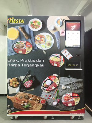 -18℃ Frozen Vending Machine Frozem Meals Vending Machine With 45s Rapid Heating