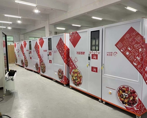 Slice Pizza Vending Machine With 4G Wifi Network CE Certificate