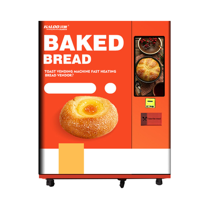 Self Service Hamburger Vending Machine With Microwave Oven 3000W