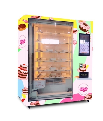 Smart Digital Cup Cake Vending Machine Refrigerator Cupcake Vending Machine With Lift