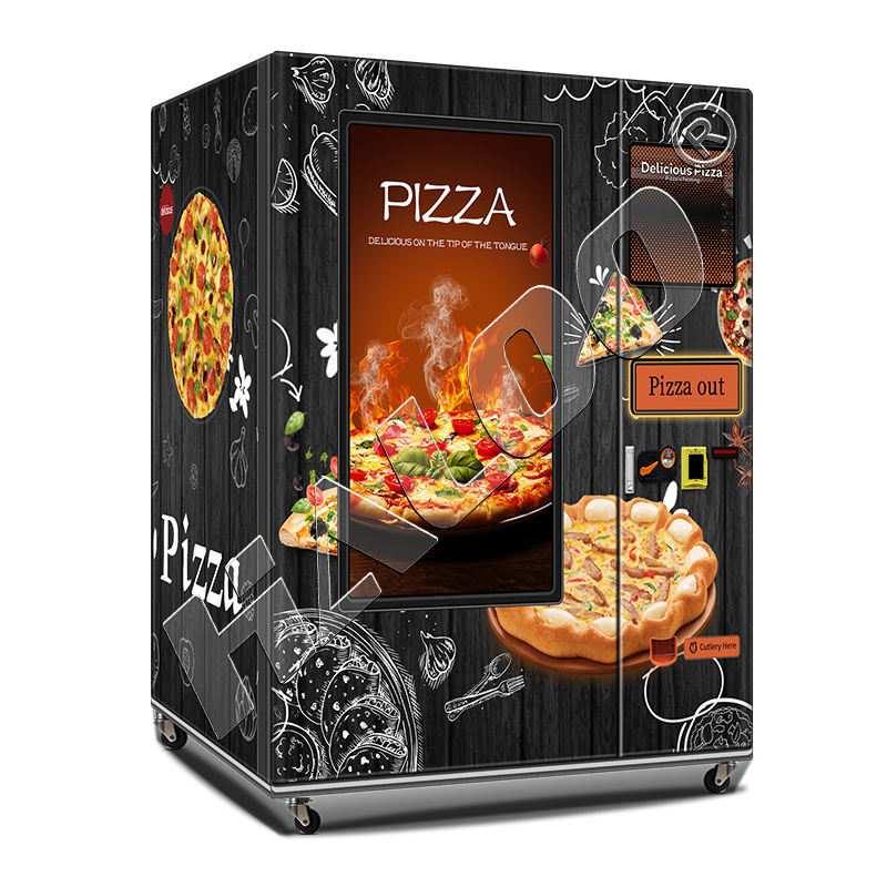 Pizza Vending Machine with 49-inch Touchscreen and Full Steel Door ...