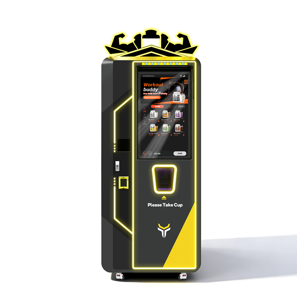Protein Powder Vending Machine with Automatic Mixing, Self Cleaning ...