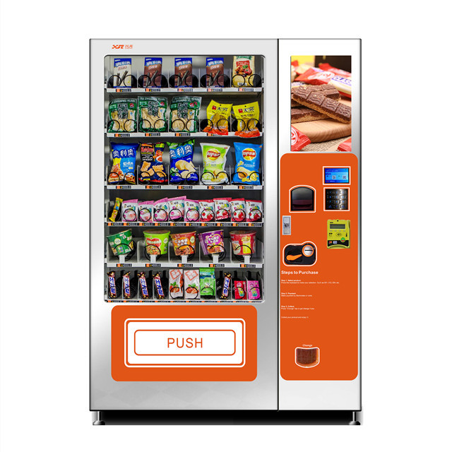Automatic Chocolate Vending Machine , Cup Noodles Vending Machine