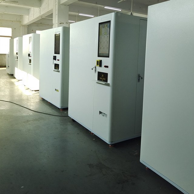 Automatic Frozen Seafood Vending Machine Fishing Bait Box Vending Machine