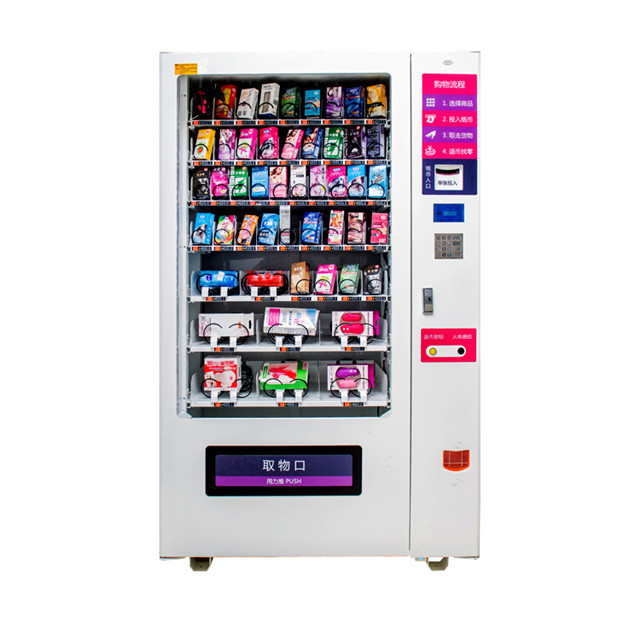 Condom Non Refrigerated Vending Machines 120W CE Certificate
